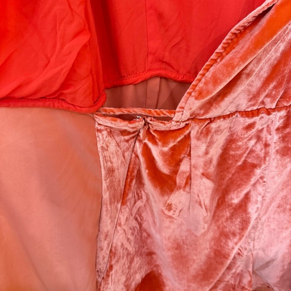 Free People Velvet Wrap Jumpsuit in Red - Picture 7 of 15